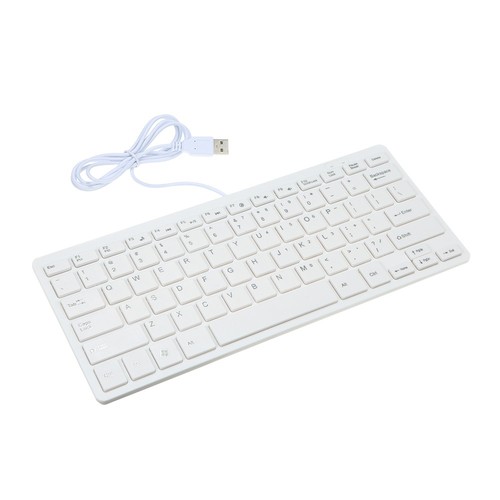 Weiße USB Mini-Tastatur Mit Schokoladen-Tasten Stilvolle Und Tragbare Tasta KUI - Bild 4 von 16
