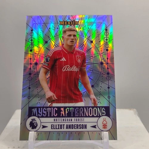 2025-26 Topps Merlin Chrome Premier League Elliot Anderson Mystic Afternoons