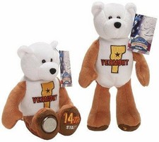 Limited Treasures Coin Bear New w/Tags, Vermont Bear w/BU State Quarter RETIRED