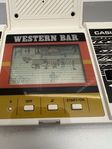 Casio Western Bar folding hand held Video game works and sounds CG-300 READ - Picture 7 of 11