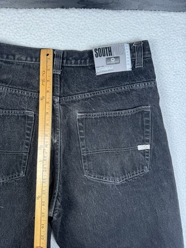 Jeans vintage Y2K Southpole nero uomo 36 (adatto 34x30) - Foto 9 di 12