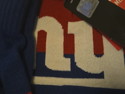 New York Giants Hat & Gloves Blue, Red, White Set NFL Team Apparel Official - Picture 3 of 11