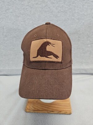 Brown Decky Barking Seal Dad Flex Hat Small-Medium (3s4)