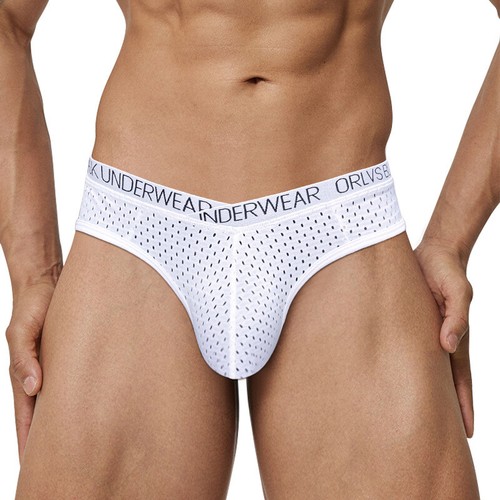 Mens Sexy Briefs Shorts Underwear Low Rise Mesh U Pouch Breathable Underpants UK - Picture 5 of 41