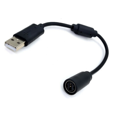 FR XBOX 360 WIRED REMOTE CONTROLLER USB BREAKAWAY CABLE CORD ADAPTER PC COMPUTER