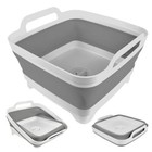 Lavadero plegable de 9 litros con asas de transporte Lavabo plegable