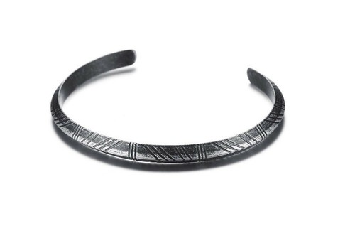 Stainless Steel Modern Norse Viking Style Cuff Bracelet Bangle - Picture 13 of 22