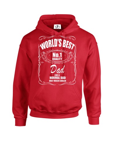 Excellent Non 1 Worlds Best Super Papa Capuche Pull Pères Jour (No1.dad) - Picture 8 of 11