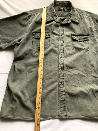 Route 66 Shirt mens Green short sleeve Size XL - Picture 5 of 8