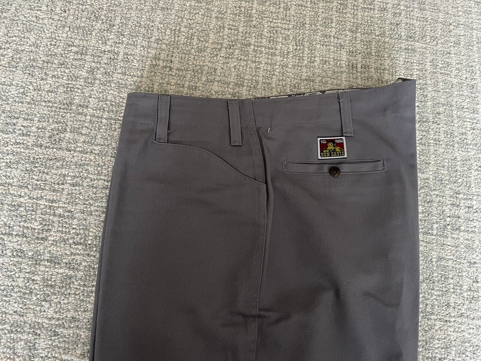 Vintage New Ben Davis Men’s Gray Heavyweight Cotton Blend Pants Size