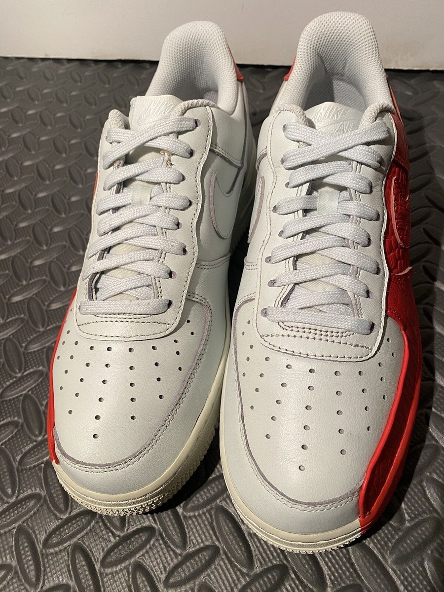 Nike Air Force 1 Low Premium Split 2017 RARE Grey/Red Men's
