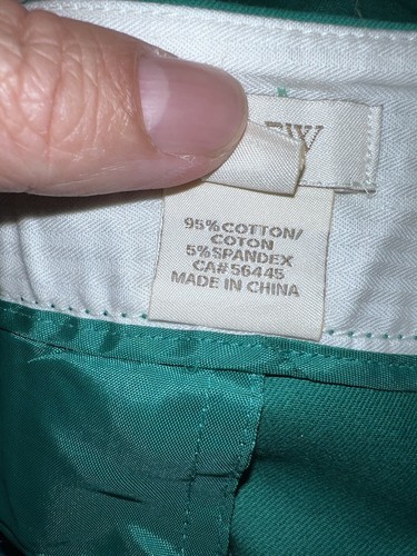 J.CREW Cotton Stretch Green No. 2 Bleistiftrock Karriere Gr. 6 - Bild 8 von 8