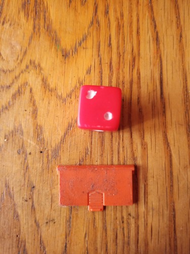 LCD Game Nintendo Game & Watch Battery Cover Orange Sloped #2 Donkey Kong DK-52