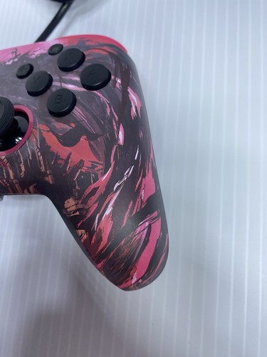 PDP Controller For Nintendo Switch USB Wired Gray Pink Graphics Tested Free Ship - Picture 6 of 11