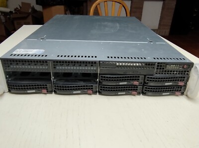 Server CSE-825 Supermicro Xeon E5645 24GN Ram Sas X8DTL-L RACK 2U Windows