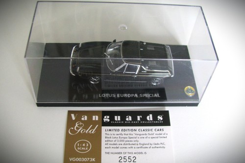 Lotus Europa Special JPS 1974 Black - Vanguards Gold VG003073K 1/43rd - Picture 12 of 17