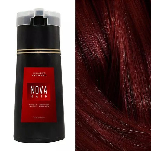 New Hair Dye Shampoo Nova Hair Instant Color Dye Shampoo Plants Essence US - Picture 22 of 23
