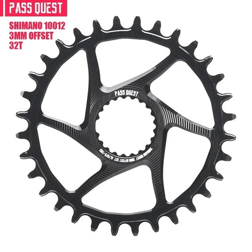 3/6mm Offset Mountain Bike Chainring 28-38T Narrow Wide Chainwheel 9-12 Speed - Picture 26 of 47