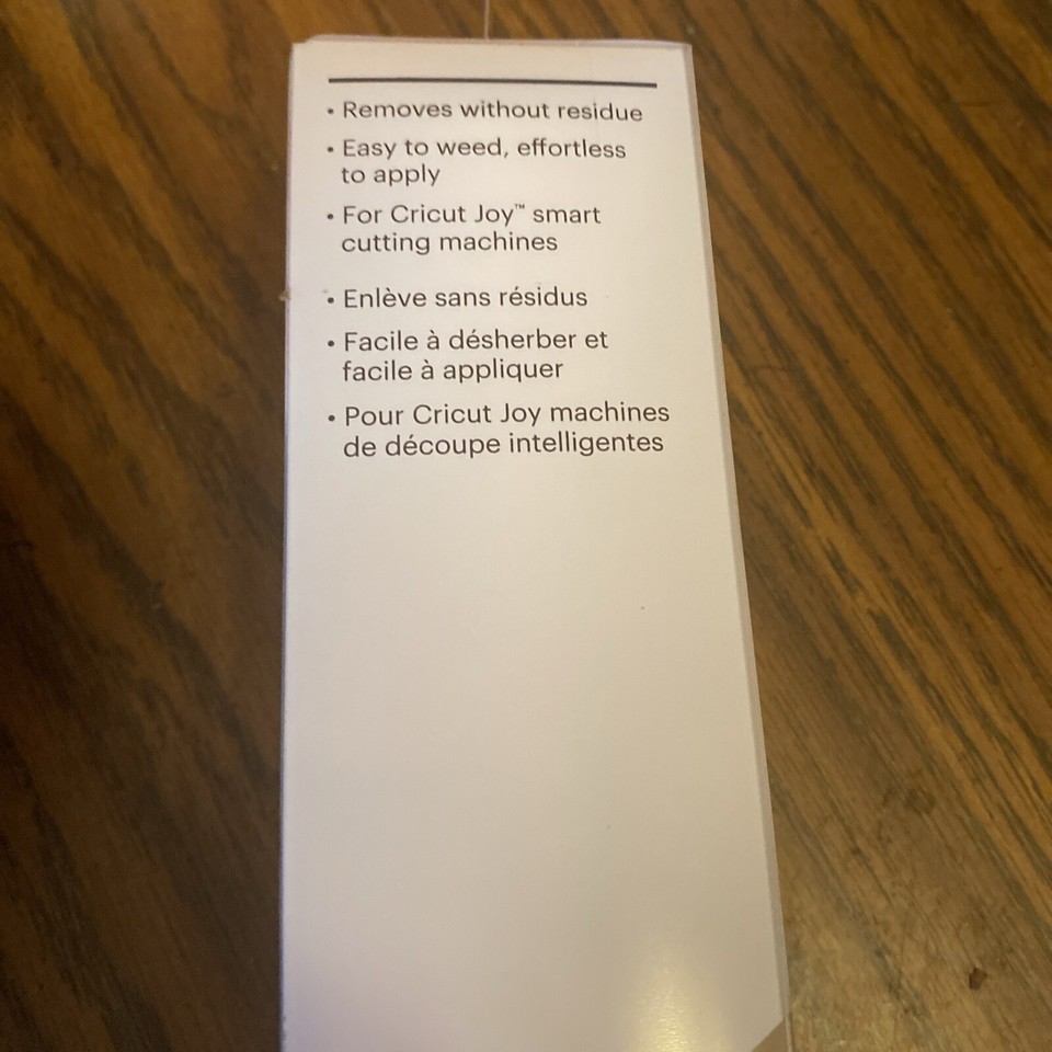 CRICUT JOY Smart Vinyl 5.5"x48" Removable Adhesive Roll White Matte