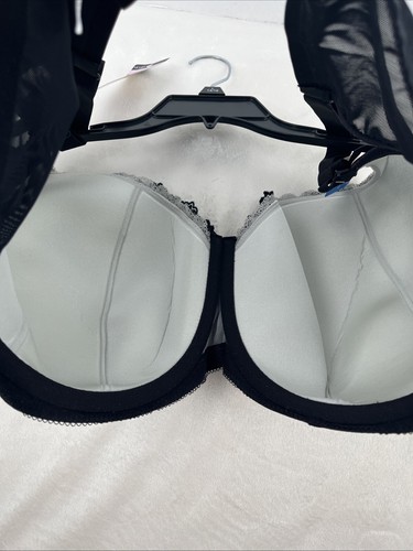 Perfects Bra 44H Perfectly Australian Curve It Up Lingerie Grey Violet Black NEW - Picture 10 of 12