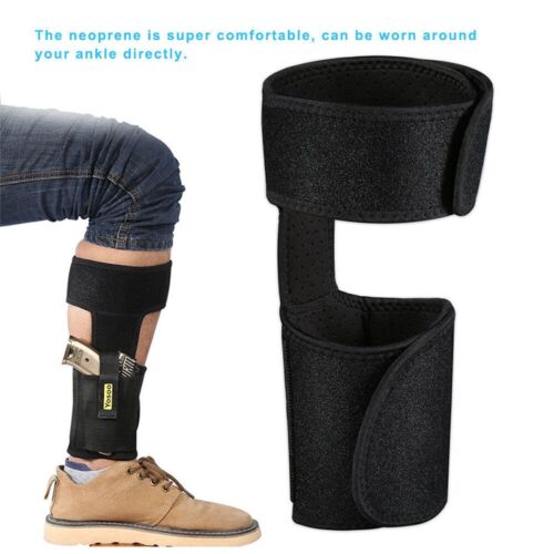 Hidden Carry Leg gun Holder Concealed Ankle Holster For Pistol G17/19/22/23 9mm - Picture 2 of 15