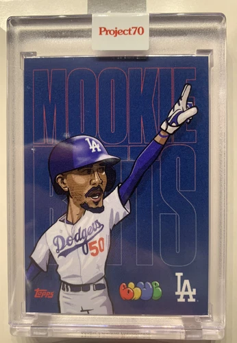 Topps Project 70 Card 412 - 2020 Mookie Betts by Blue the Great In-Hand