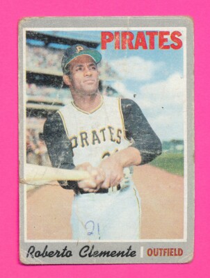 POOR CLEMENTE 1970 TOPPS #350 BOB ROBERTO LOW GRADE RIPPED w/WRITING *TPHLC-6465
