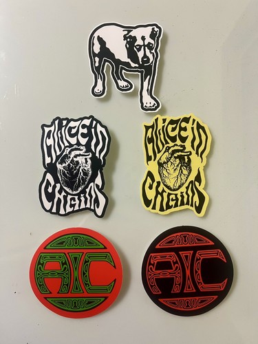 Alice in Chains Sticker Pack, Grunge Rock Sticker Pack, - Bild 4 von 4
