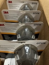 3M 07179 Automotive Paint Spray Respirator Large OV/P95 Exp. 07/2026 Box Of 4
