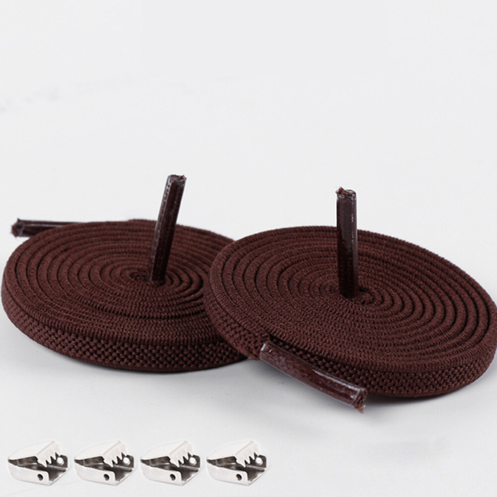 Free Tiefree Shoelace Stretch Elastic Lazy Shoelaces Flat Shoe Laces 1