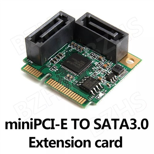 Mini PCI-Express to 2 Ports SATA 3.0 6Gb/s with Expansion Card Single Chip - Picture 5 of 7