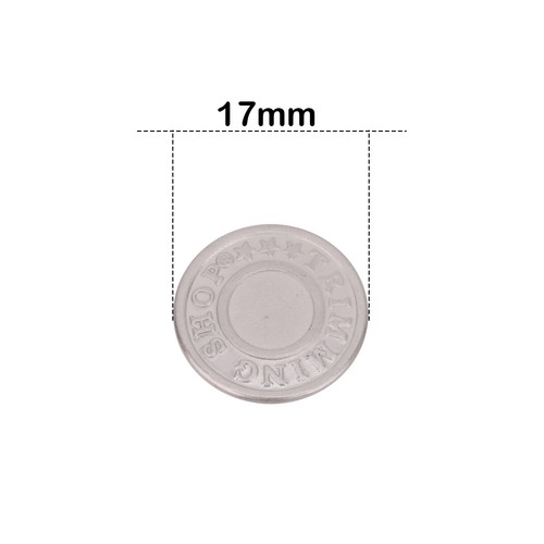 17mm Hammer On Denim Replacement Jeans Buttons Studs with Back Pins - Picture 29 of 32