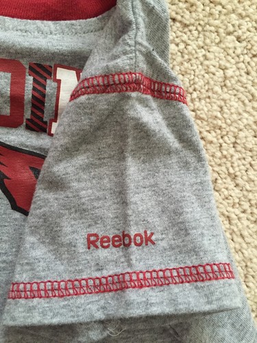 Reebok Louisville Infant Shirt Cardinal Baseball Onesie SZ 24 Months Gray - Picture 7 of 9