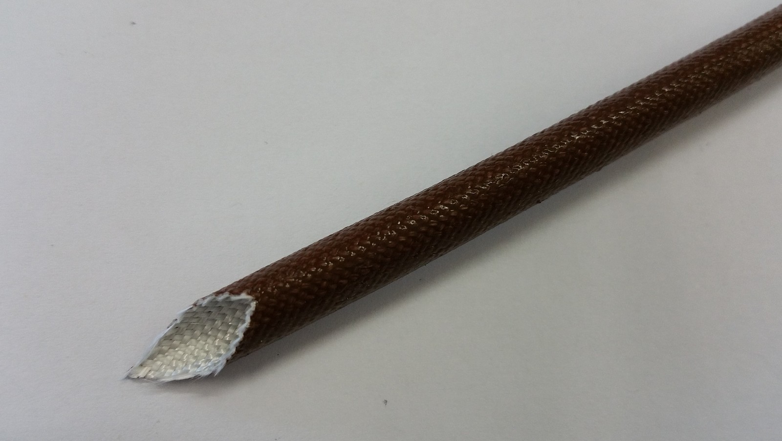 TUBO GUAINA ISOLANTE VETRO SILICONE ALTE TEMPERATURE PROTEZIONE kV 1,5 260° C - Foto 11 di 12