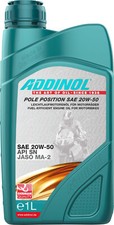 1 Liter ADDINOL POLE POSITION SAE 20W-50 VollSynthetisch 20W50 4-Takt Motorradöl