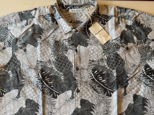 Tommy Bahama Coconut Point Monstera Short Sleeve Button Down Shirt Mens 4XL Tall - Picture 8 of 20