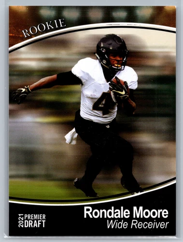 #27 Rondale Moore Rookie Purdue Boilermakers 2021 SAGE Premier Draft Box 1A