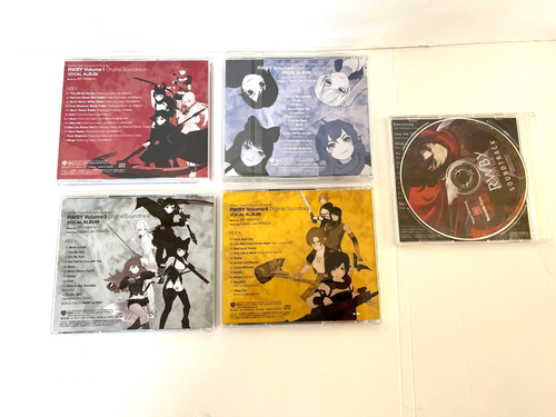 RWBY 5 set Original Soundtrack VOCAL ALBUM JAPAN - Picture 2 of 3