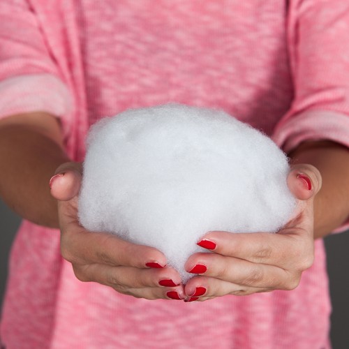 Füllwatte Plüschtiere Füllung Bastelwatte Kissen Polyester Teddy 0,5 Kg - Bild 2 von 2