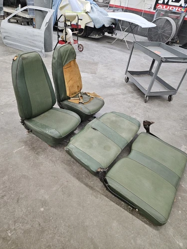 1971 1972 1973 Vega Bucket Seats & Fold Down Rear Seat CHEVY VEGA SEATS SEAT