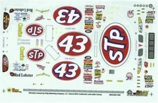 Slixx 1490 #43 STP Texas Race 2000-John Andretti 1/24 Nascar decal