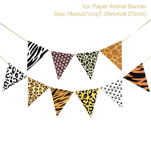 Hawaiian Tropical Flamingo Leaves Banner Happy Birthday Bunting Summer Party Dec - Picture 27 of 29
