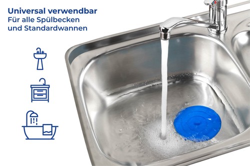 MAXIMEX Abdeck Stopfen Universal Wasch Becken Stöpsel Silikon Ø 11 cm Spüle - Bild 4 von 8