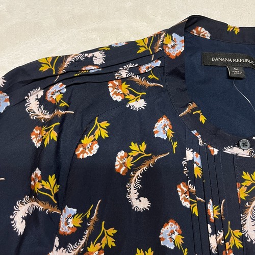Banana Republic NWT Long Sleeve Floral Dress Size M, tie waist pockets lined - Picture 14 of 19