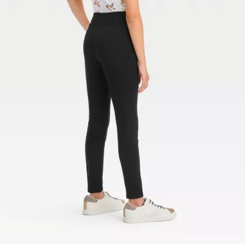 Girls' Pocket Leggings - art clas Black L 10-12 - Picture 2 of 2