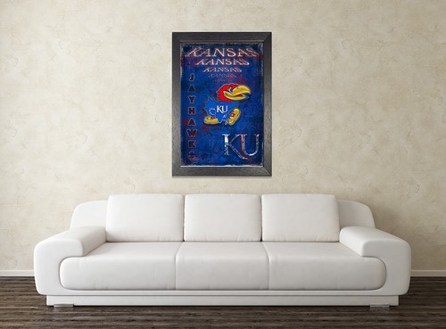 KANSAS JAYHAWKS Poster Kansas Jayhawks NCAA Basketball Print Free Shipping Us - Picture 6 of 6