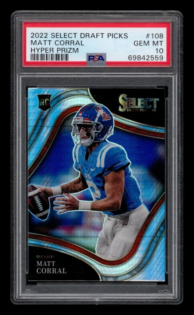 Matt Corral Panini Select Draft Picks #108 Hyper