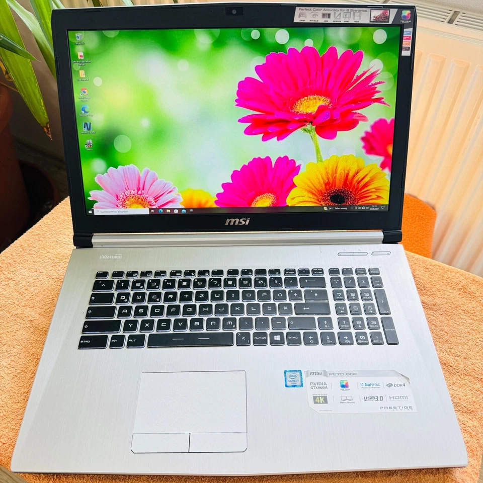 MSI Prestige PE70 6QE 17Zoll METALL DESIGNER Gaming GTX BOLIDE Windows 10 SSD i7 - Bild 3 von 4