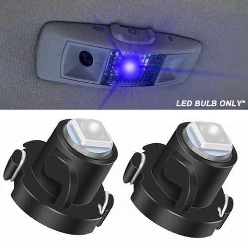 2x For VW Golf Mk4 T4.7 T5 BLUE LED Rear Interior Reading Light Neo Wedge Bulb - Picture 1 of 4