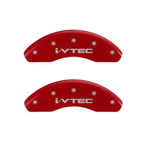 2008-2012 Honda Accord EX V6 Front + Rear Red MGP Brake Caliper Covers "i-VTEC" - Bild 2 von 10